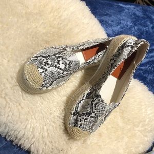 Wild Diva Snakeskin Espadrilles